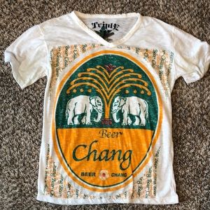 🍺Chang Beer graphic T-shirt